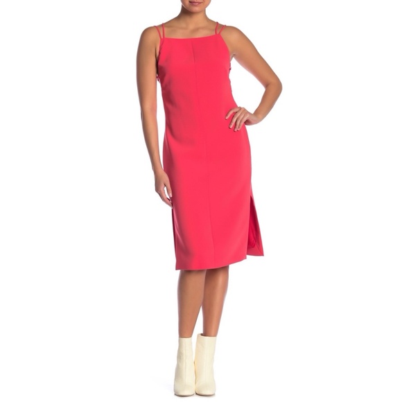 ✨NEW✨ RAG & BONE  Denton Strappy Dress Hot Pink Sz 8 - Picture 4 of 10